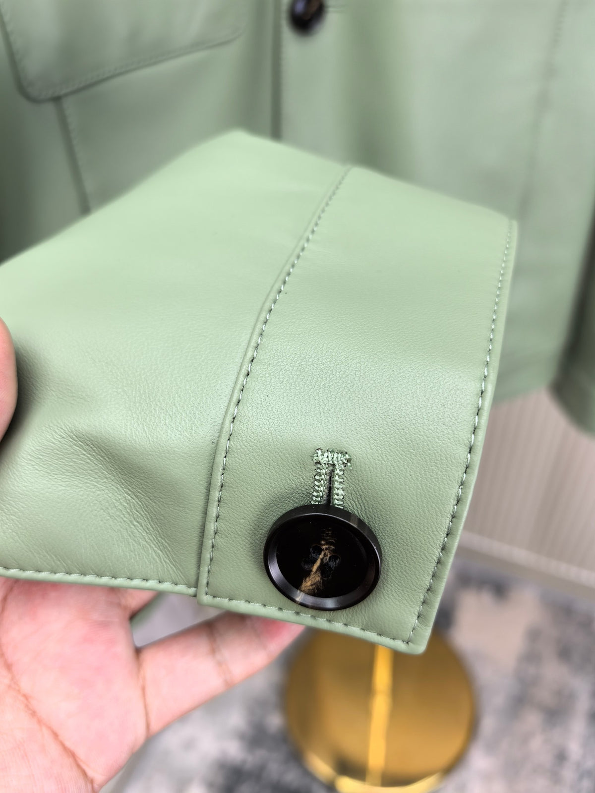 LV Genuine Leather Jacket