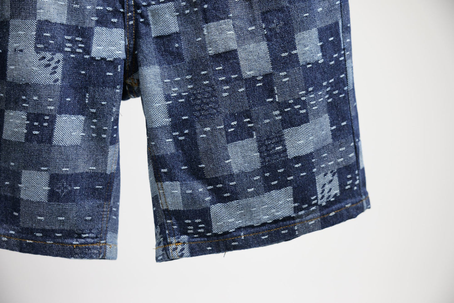 1V Nigo collab denim shorts