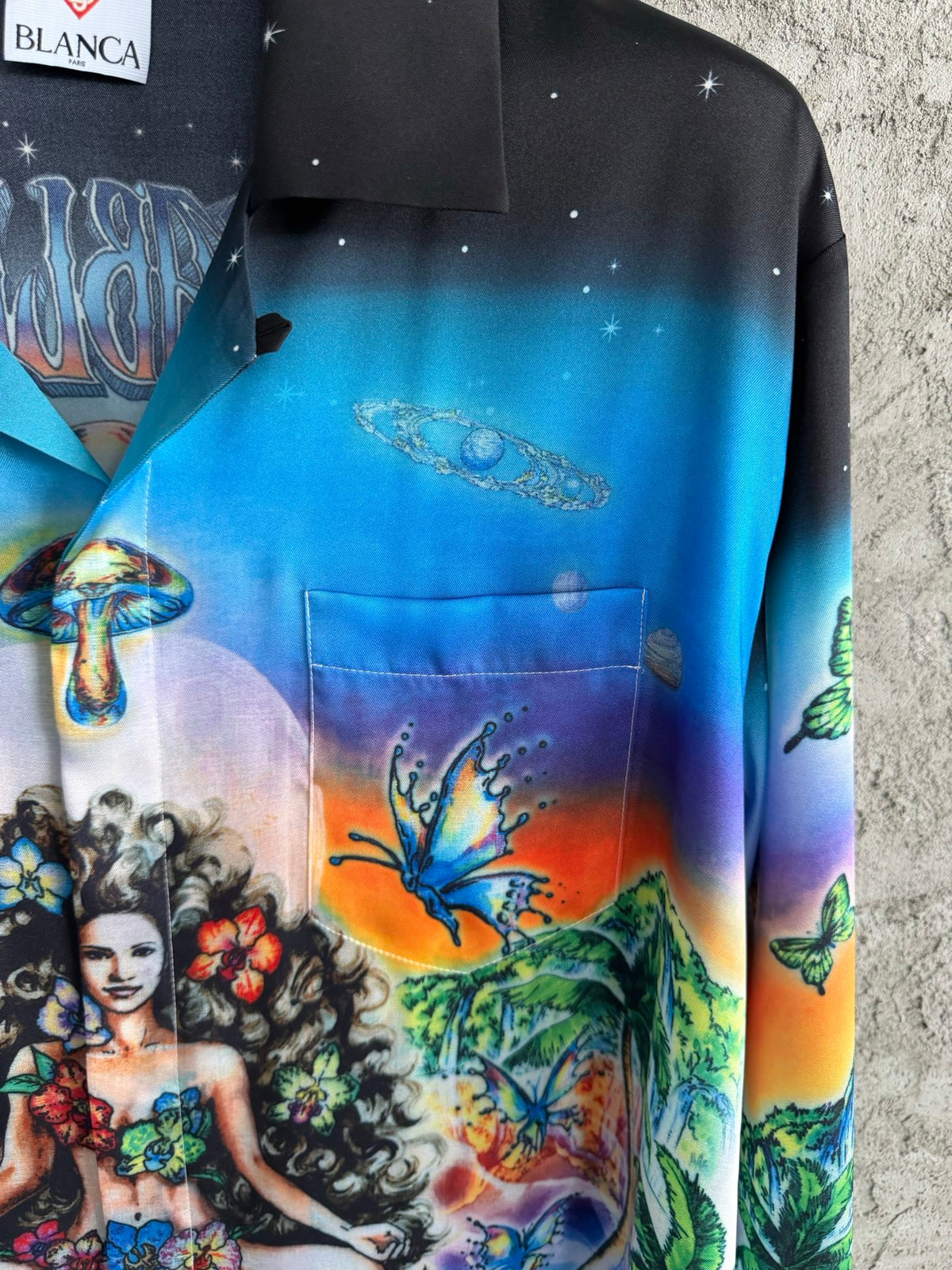 Casablanca Silk Long-Sleeved Shirt