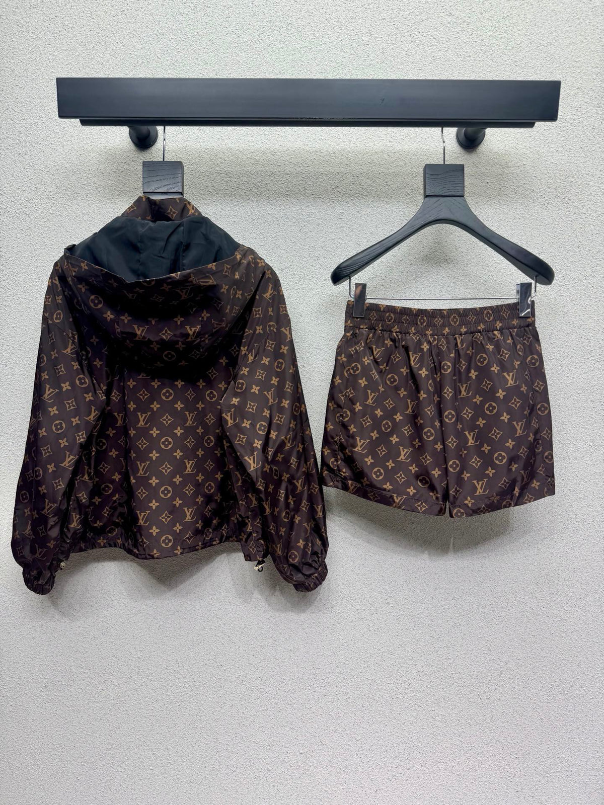 LV Monogram Reversible Hooded Jacket Set -Women's