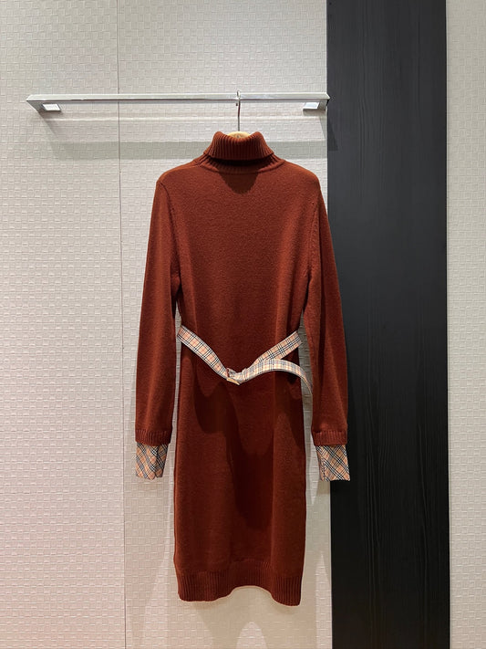 Women's Double Layered Turtleneck Knit