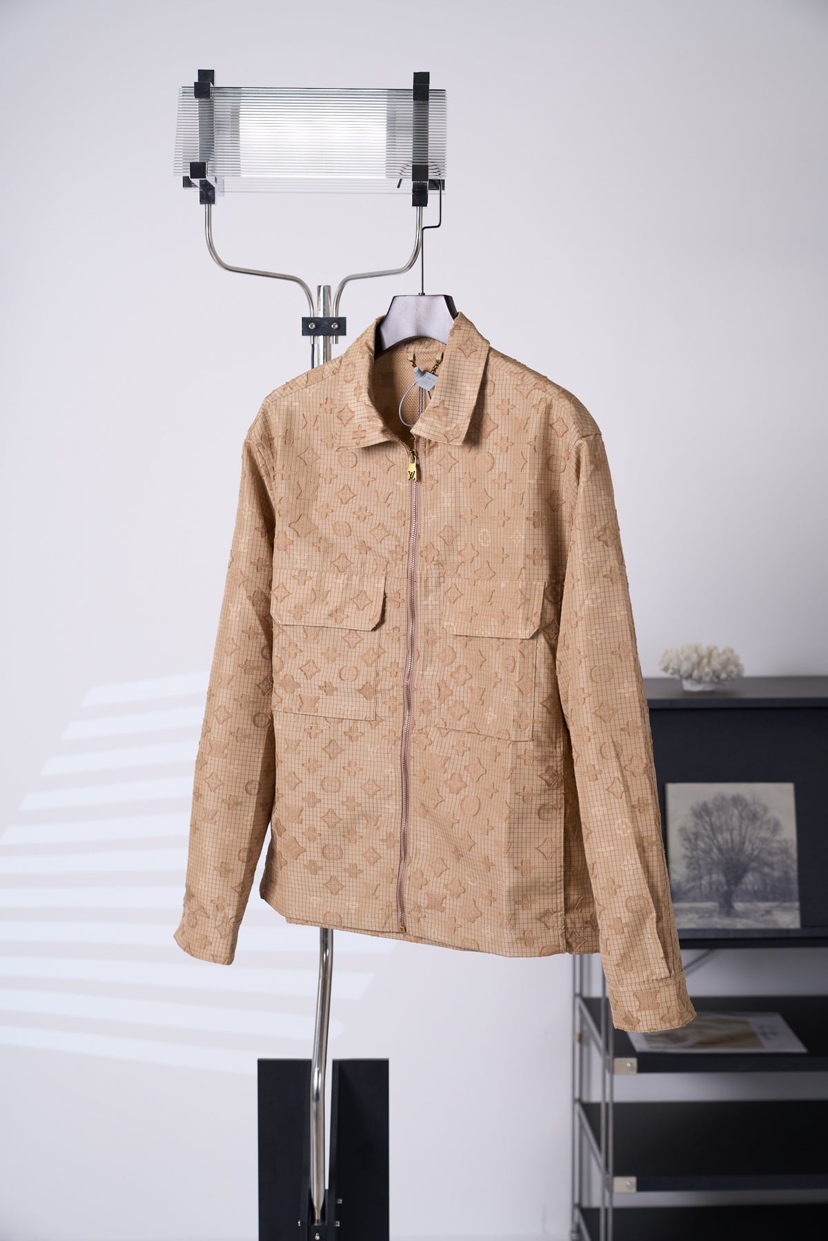 LV Monogram All-Over Long-Sleeved Shirt