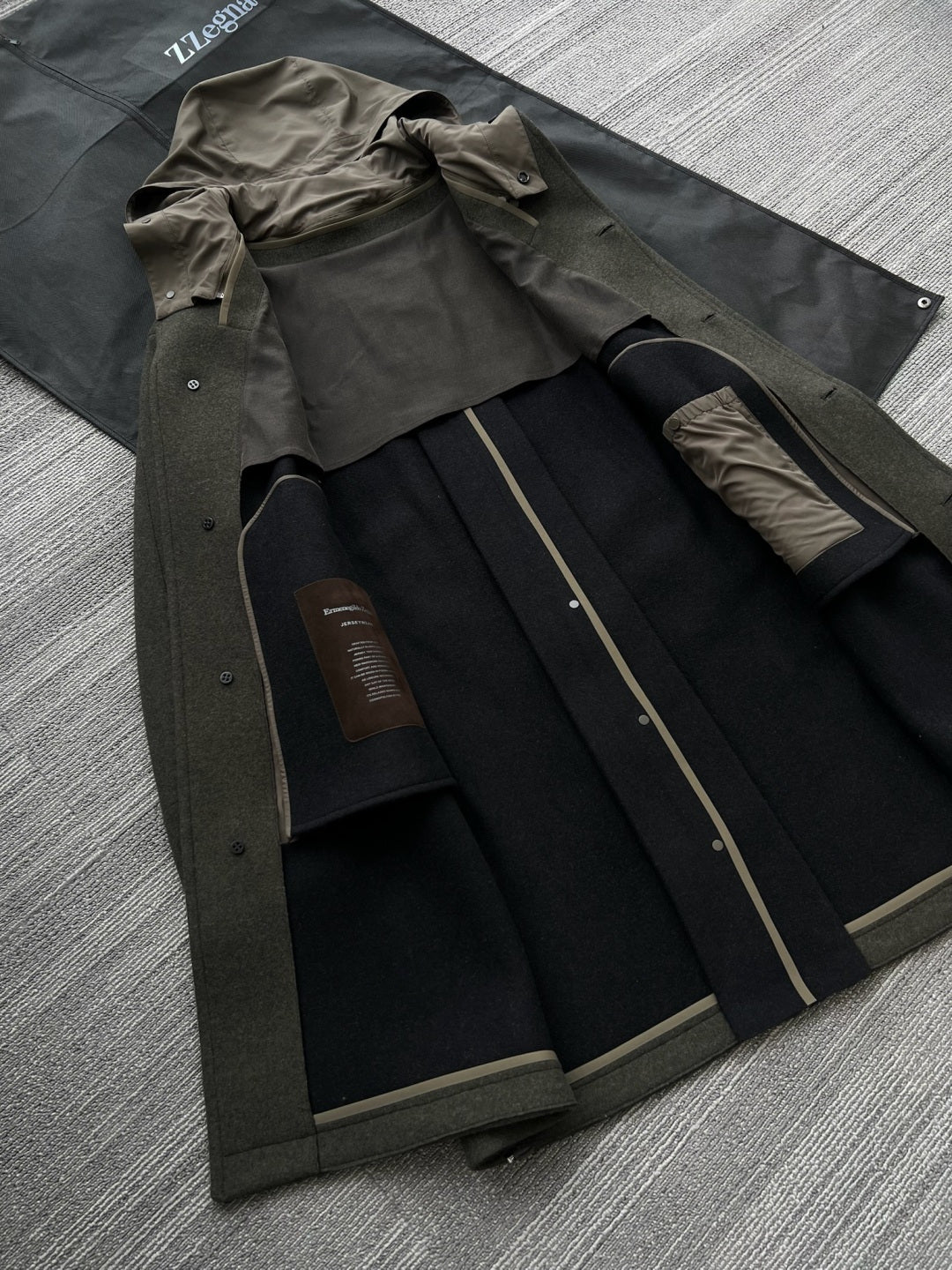 Zegna Men's Jerseywear Coar