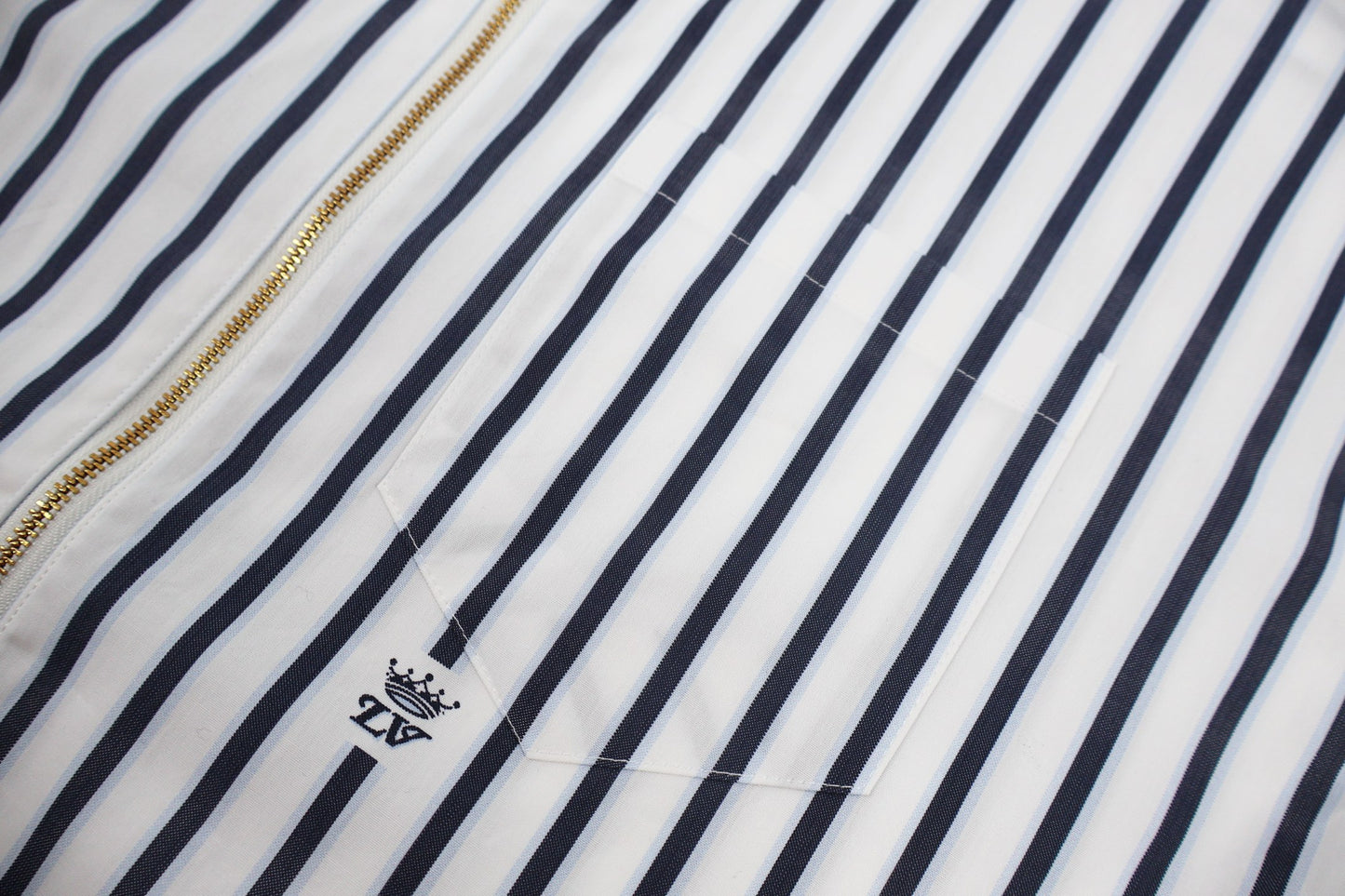 LV Striped Zipper Shirt