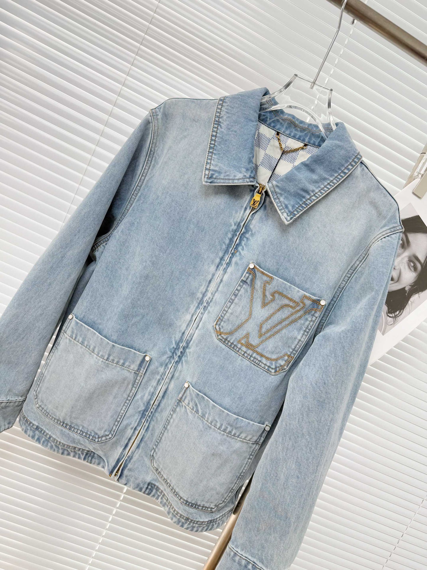 LV Men's Denim Shirt Jacket