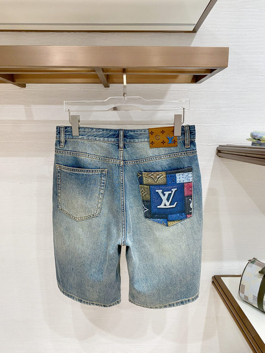 LV Denim Shorts