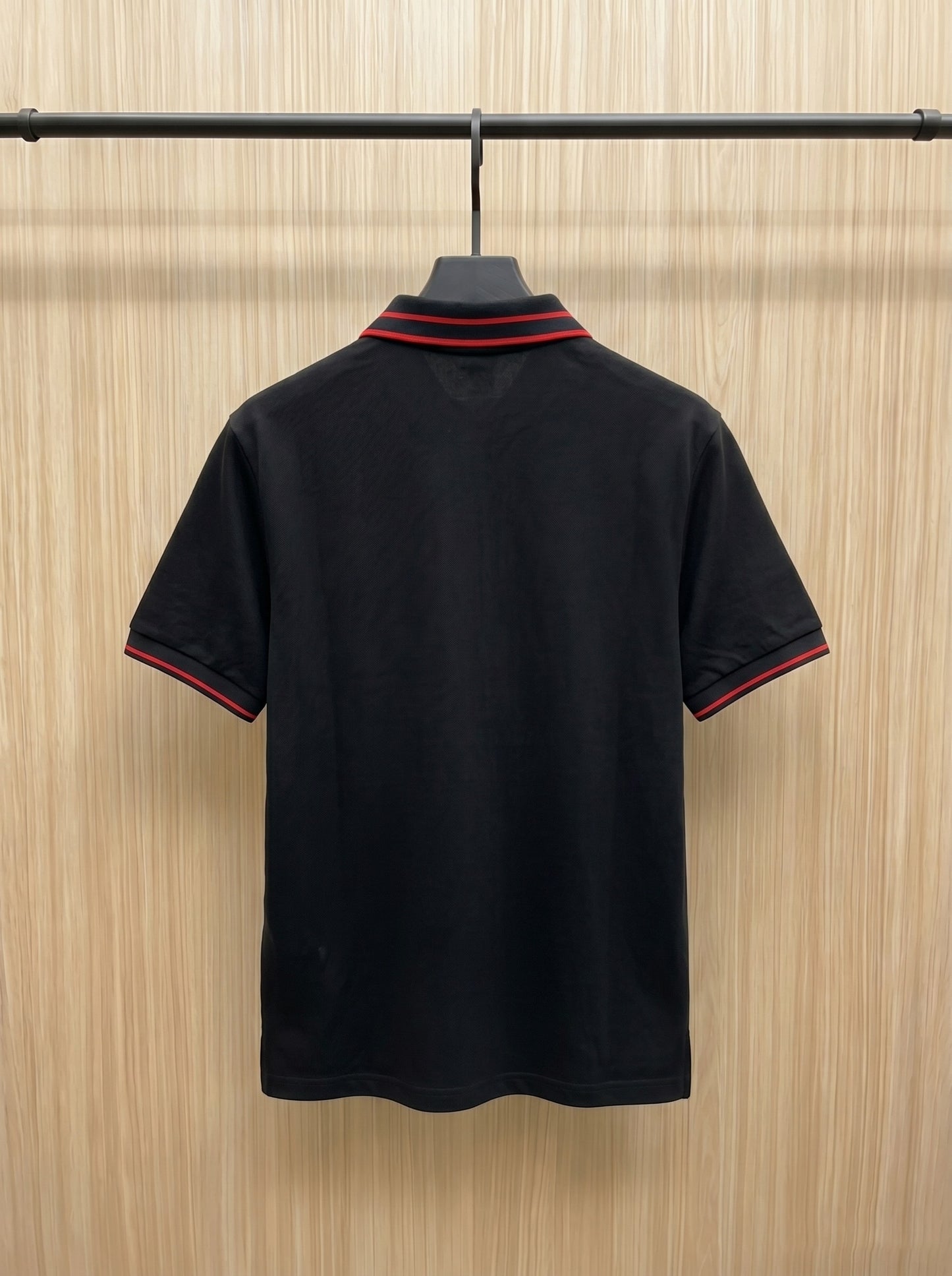 Gucci Embroidered Collar Polo Shirt