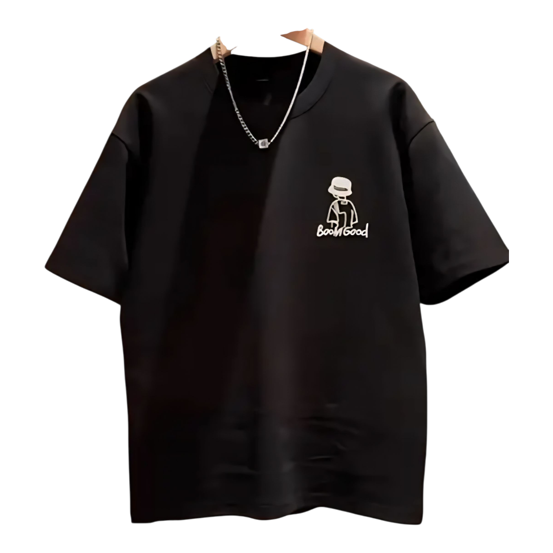 White or black graphic tee
