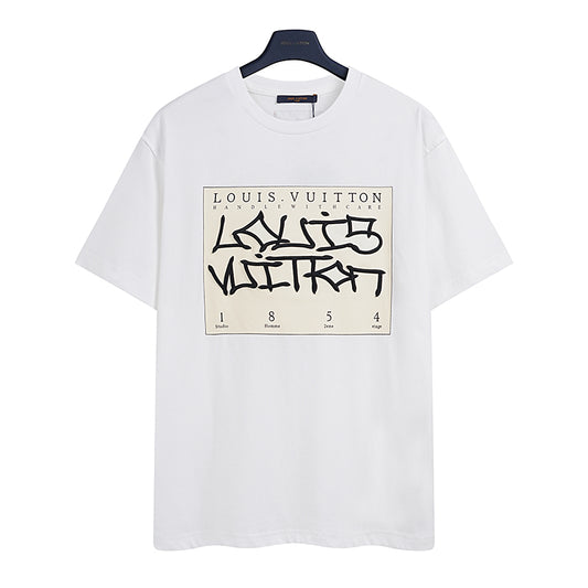 LV Embossed Embroidery Short-Sleeve T-Shirt