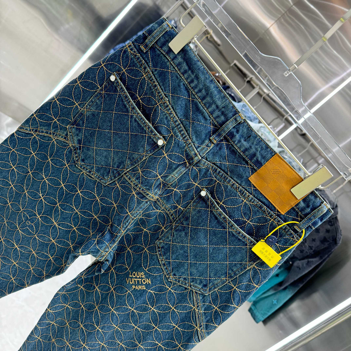 LV Celebrity Winter Runway Jeans