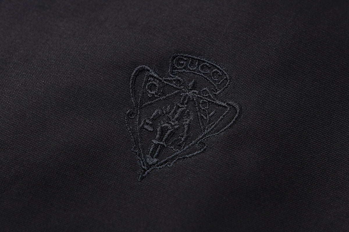 Gucci Double Face Canvas Embroidered Jacket