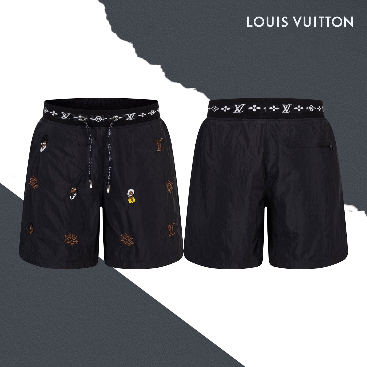 LV beach shorts