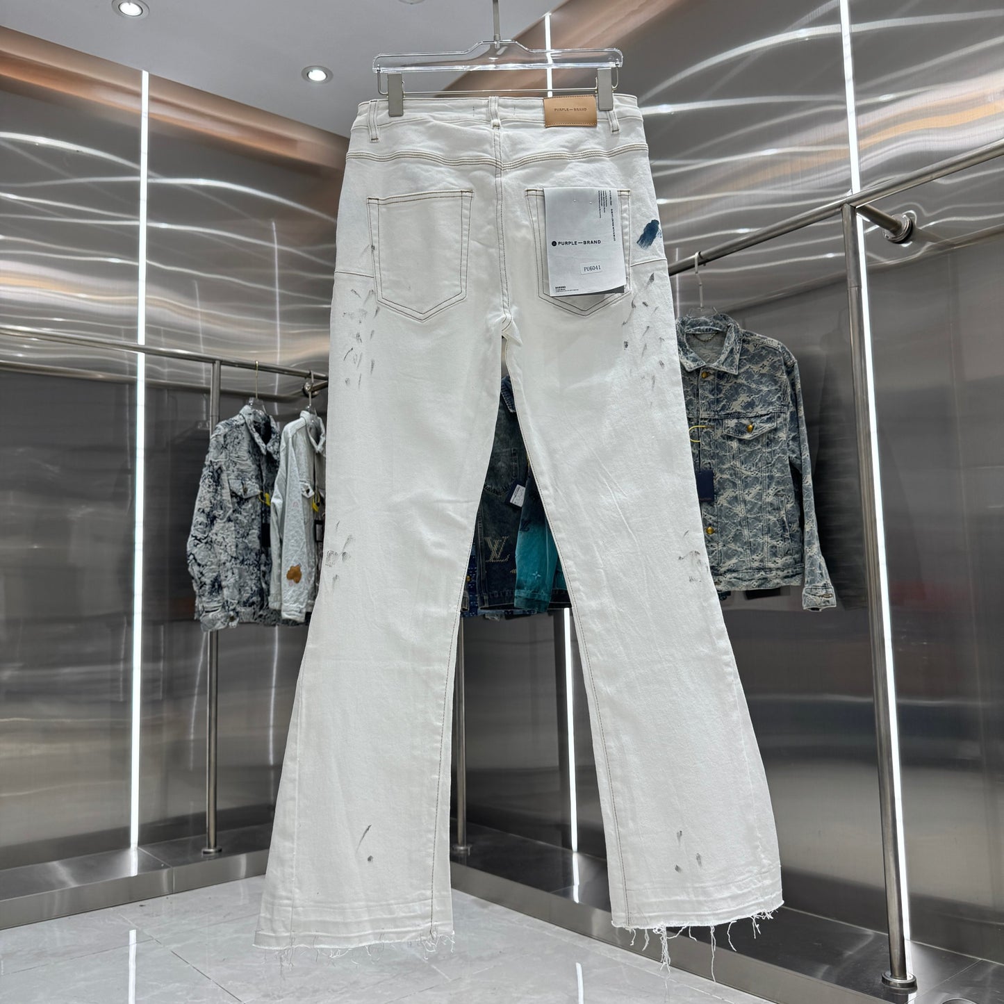 Purple Label Flared Strech Jeans