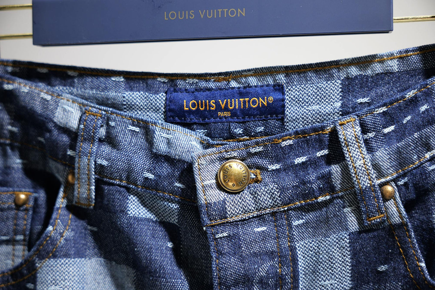 1V Nigo collab denim shorts