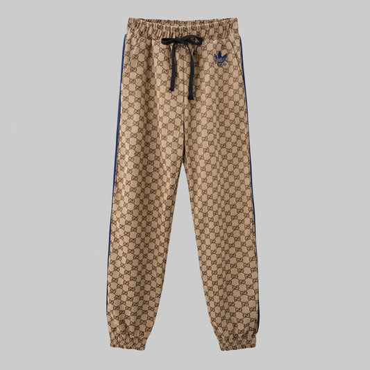 GUCCI ✘ AD Adidas callab GG Jacquard Casual Pants
