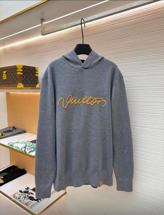 LV 3D Embroidered hoodie