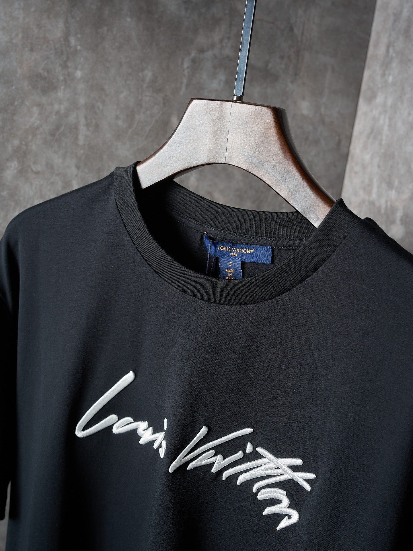 LV Handwritten Embroidered T-Shirt