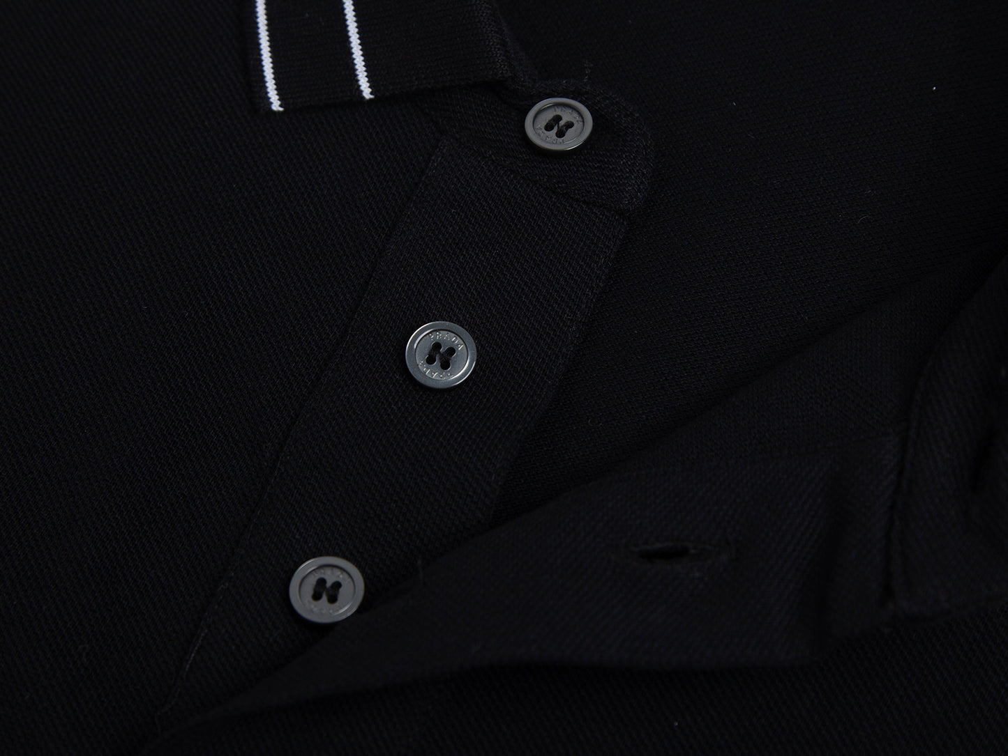 Prada Embroidered Collar Shirt