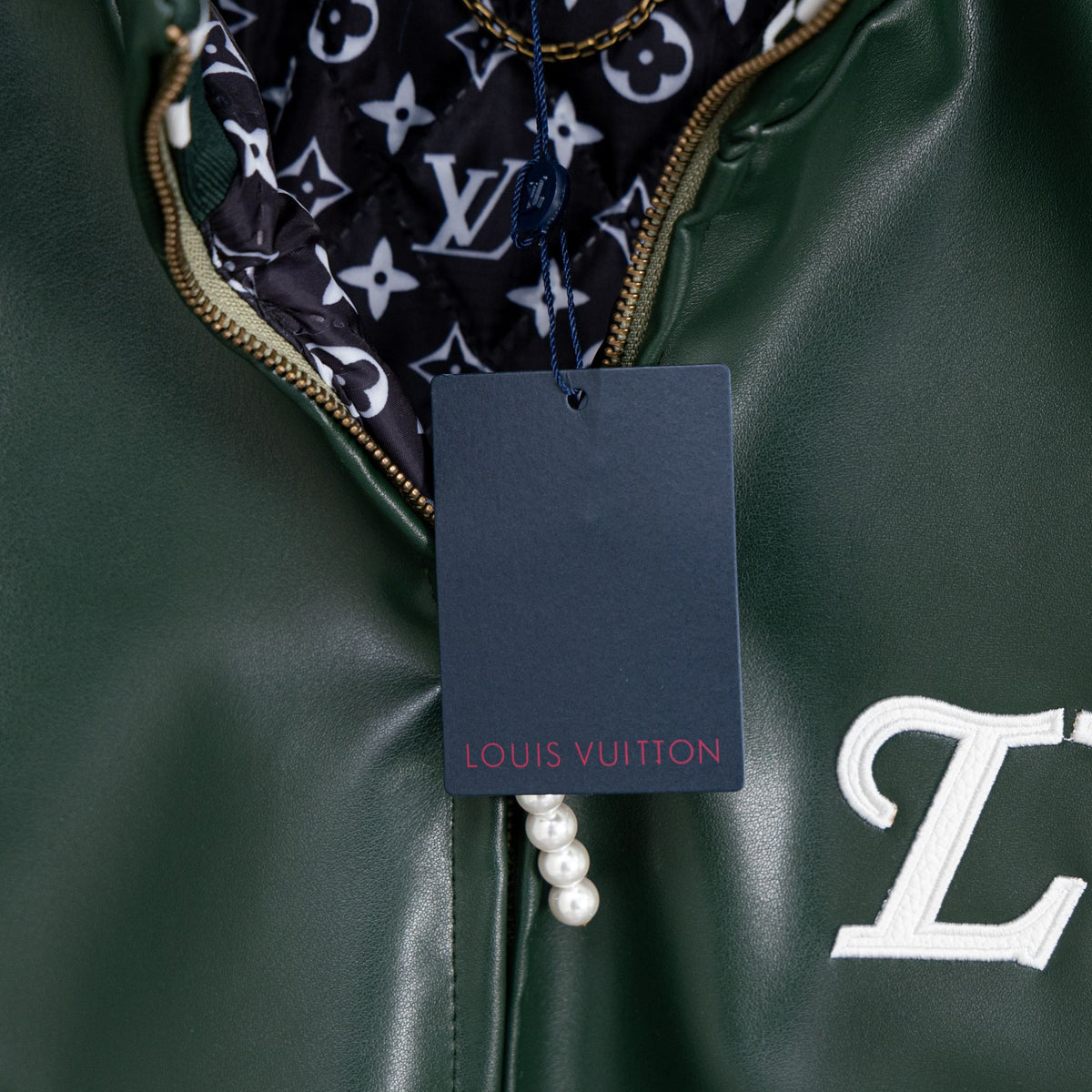 LV Runway Baseball Jacket