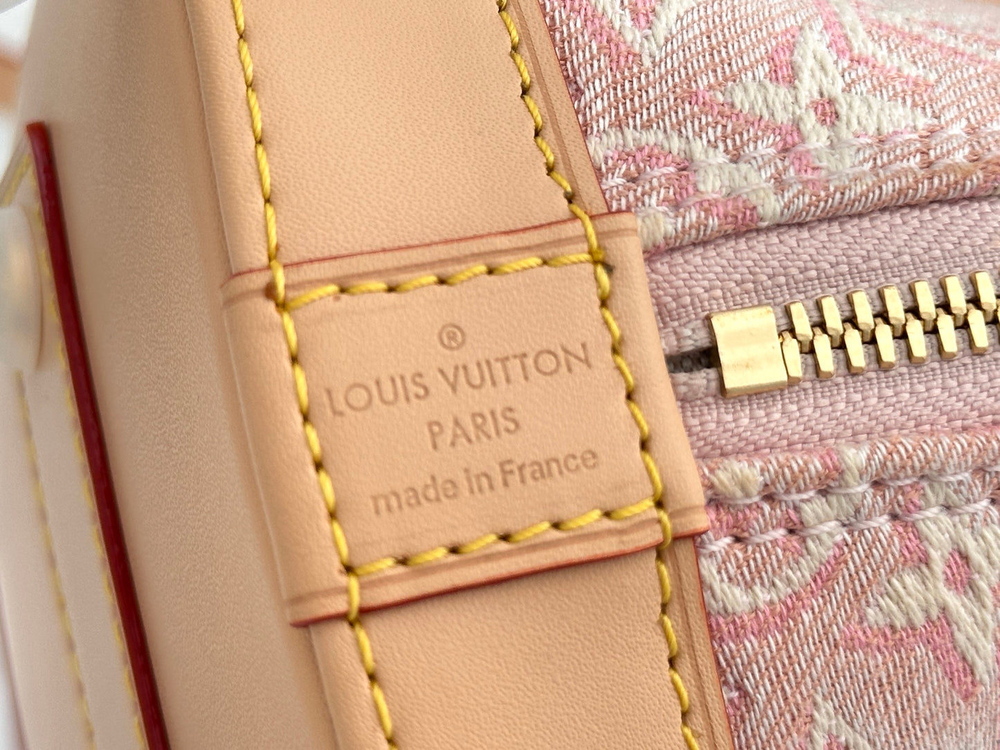 LV Jacquard Shell Handbag