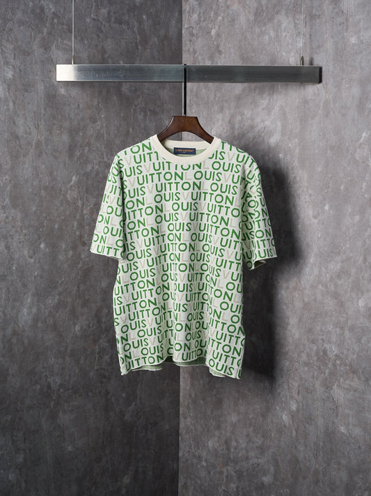 LV Crew Knit Sweater Short Sleeve