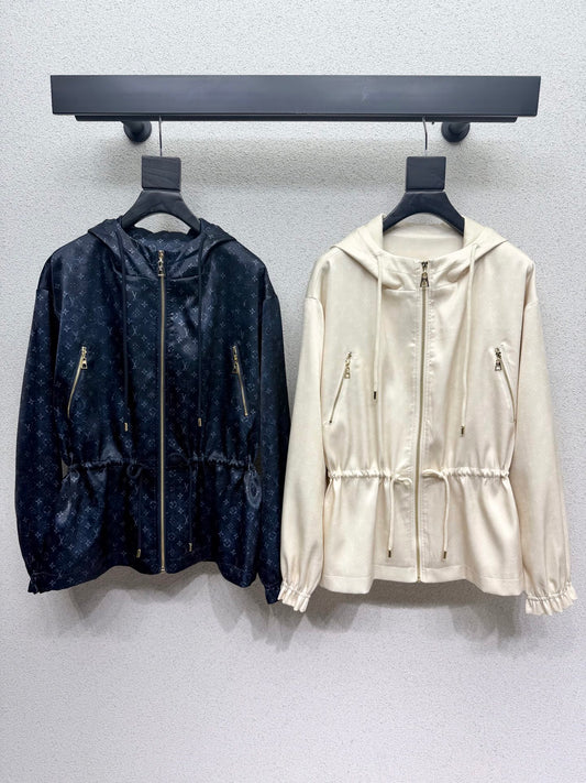 LV Monogram Hooded Jacket- Women's