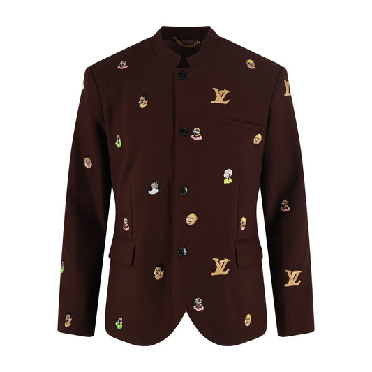 LV Portrait Embroidered Jacket