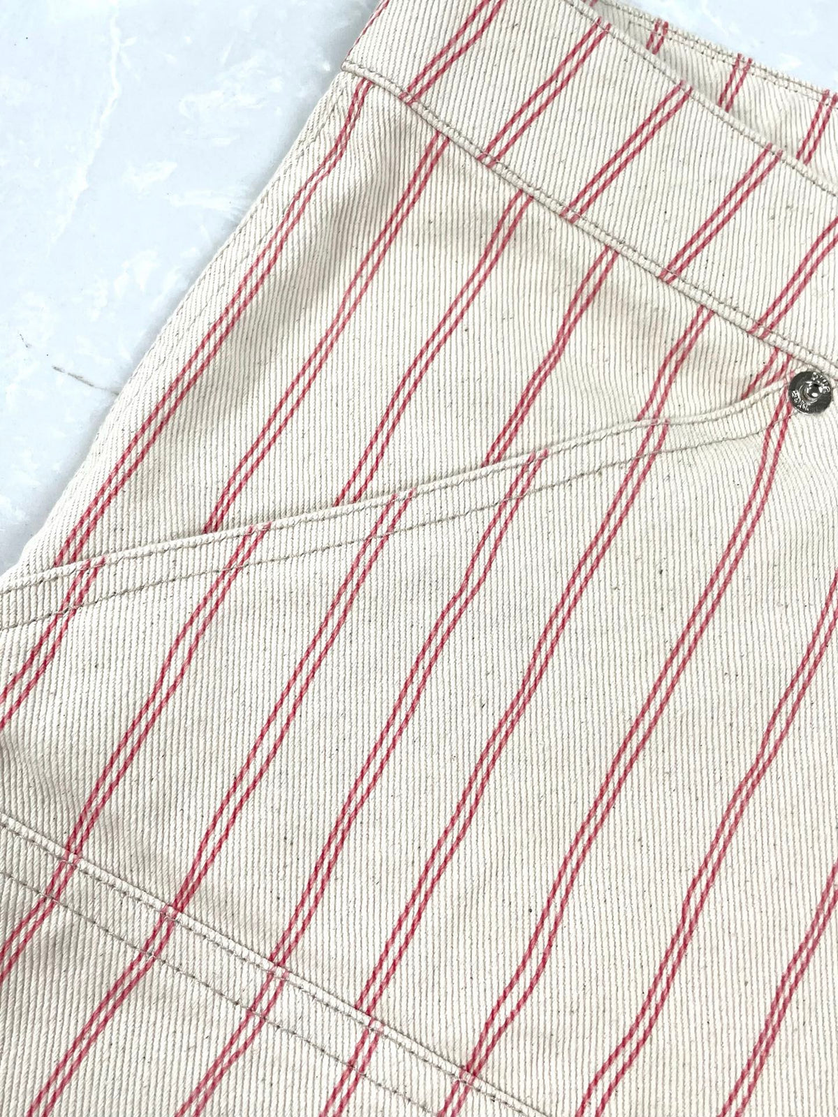 Dior Embroidered Striped Shorts