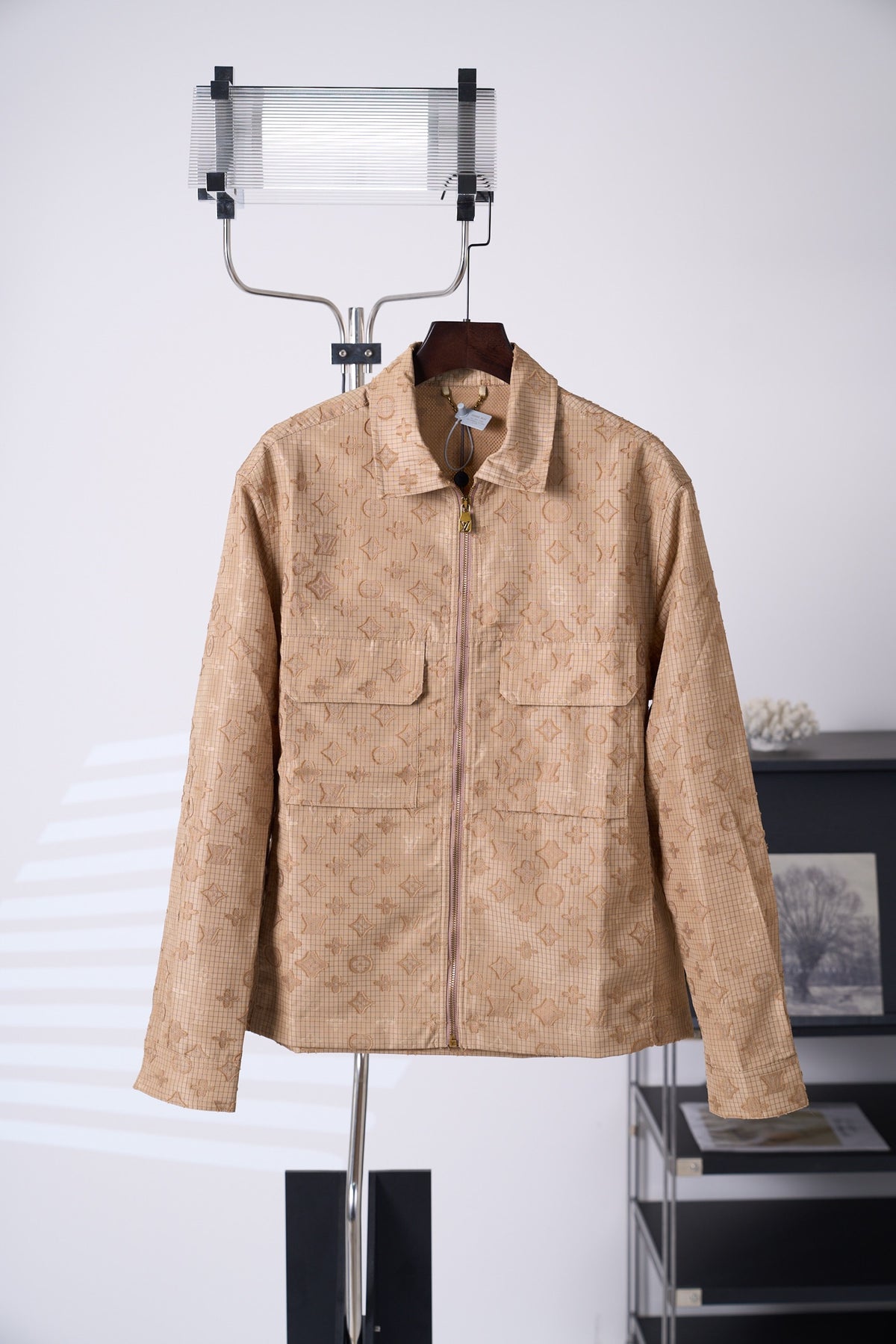 LV Monogram All-Over Long-Sleeved Shirt
