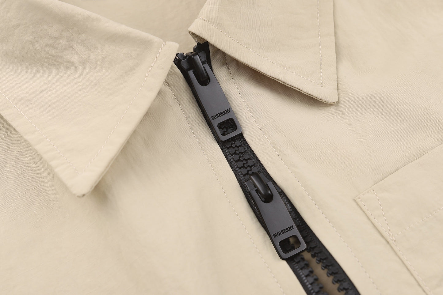 Burberry Knitted Embroidered Zip Shirt