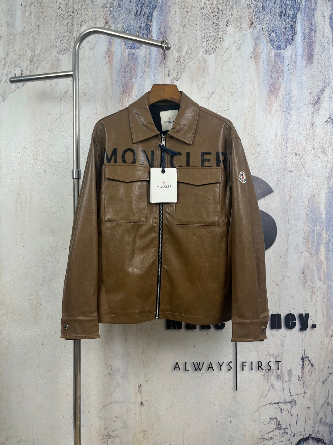 Moncler Leather Jacket
