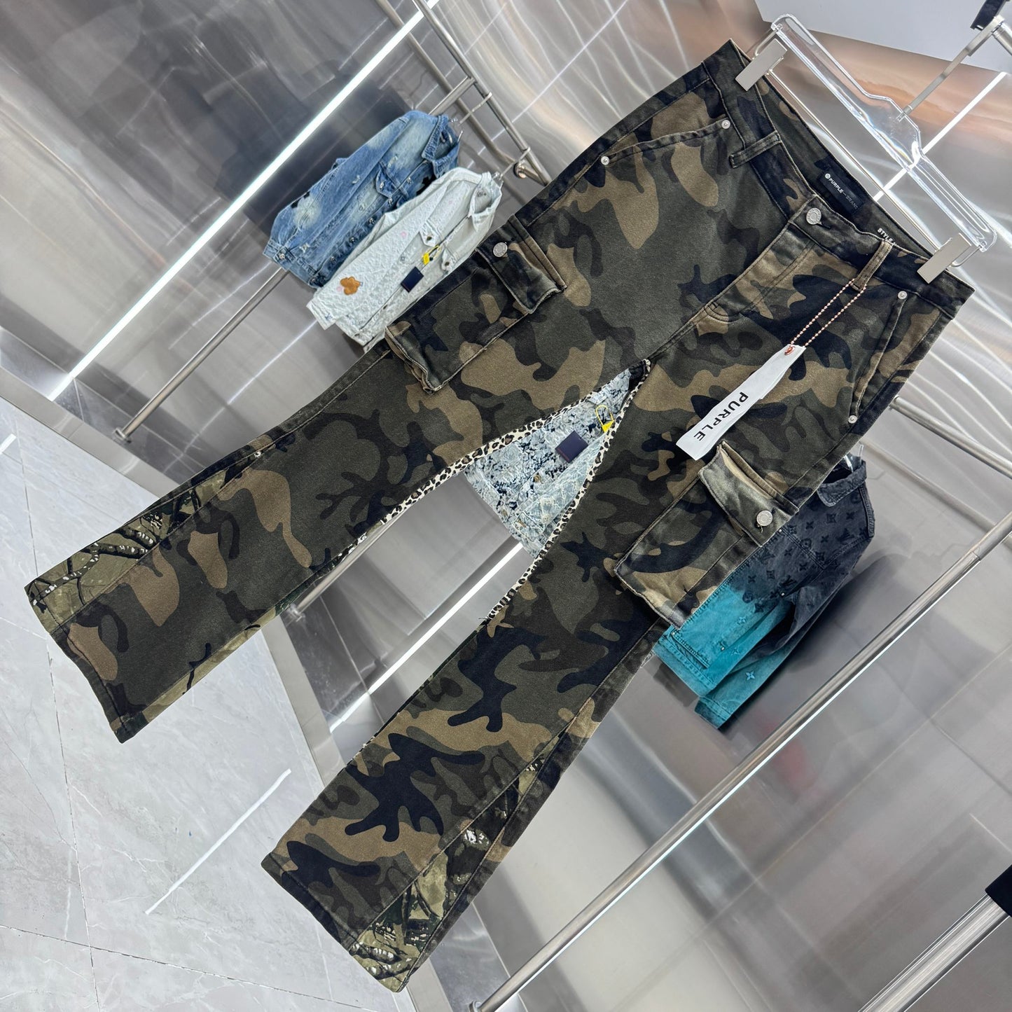 Purple Brand Camo Jeans