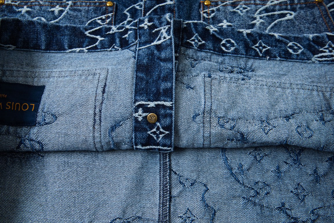 1V Denim Suit