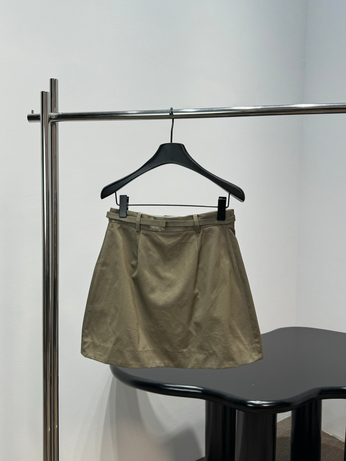Prada Military Green Workwear Skirt