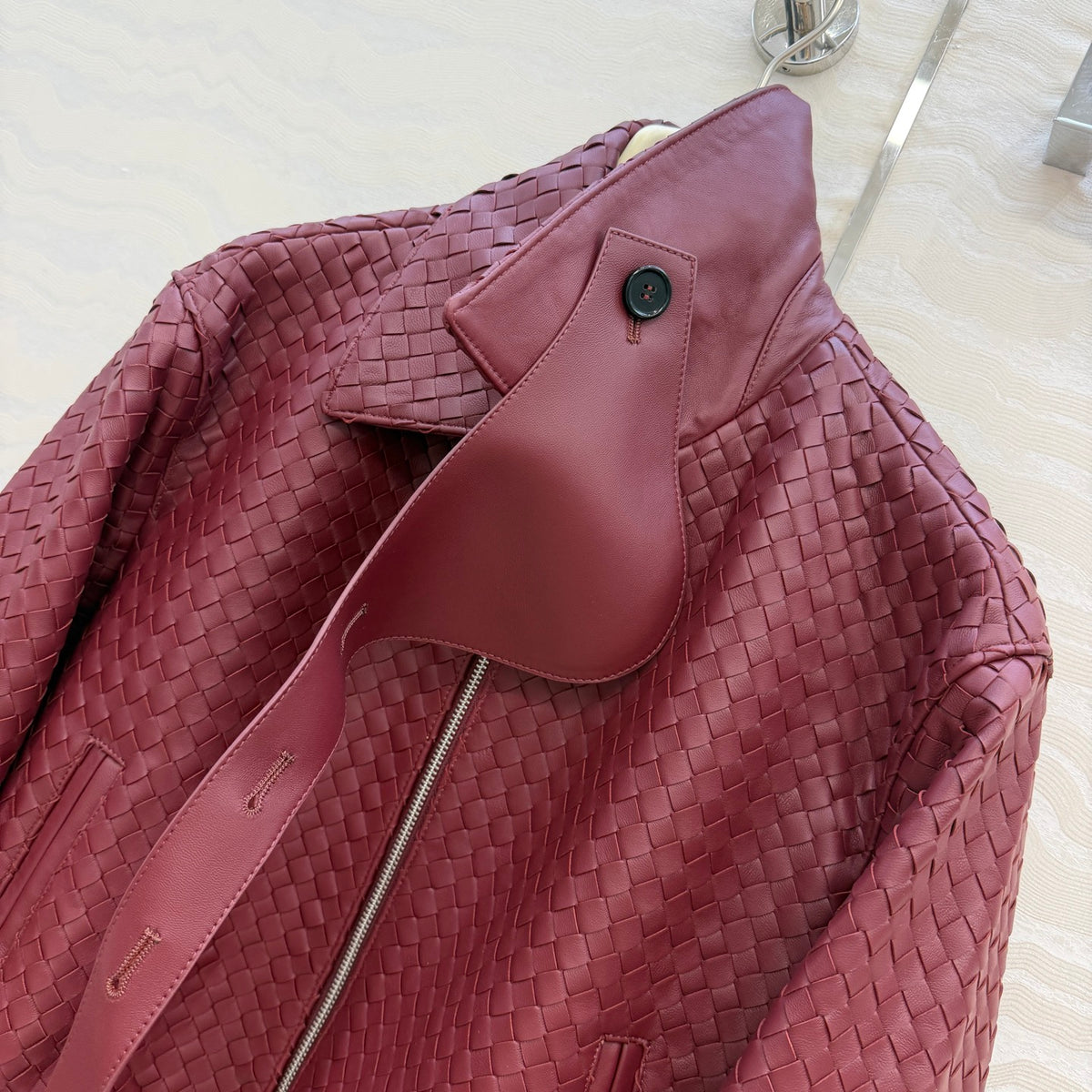 Bottega Veneta Leather Jacket- Women's