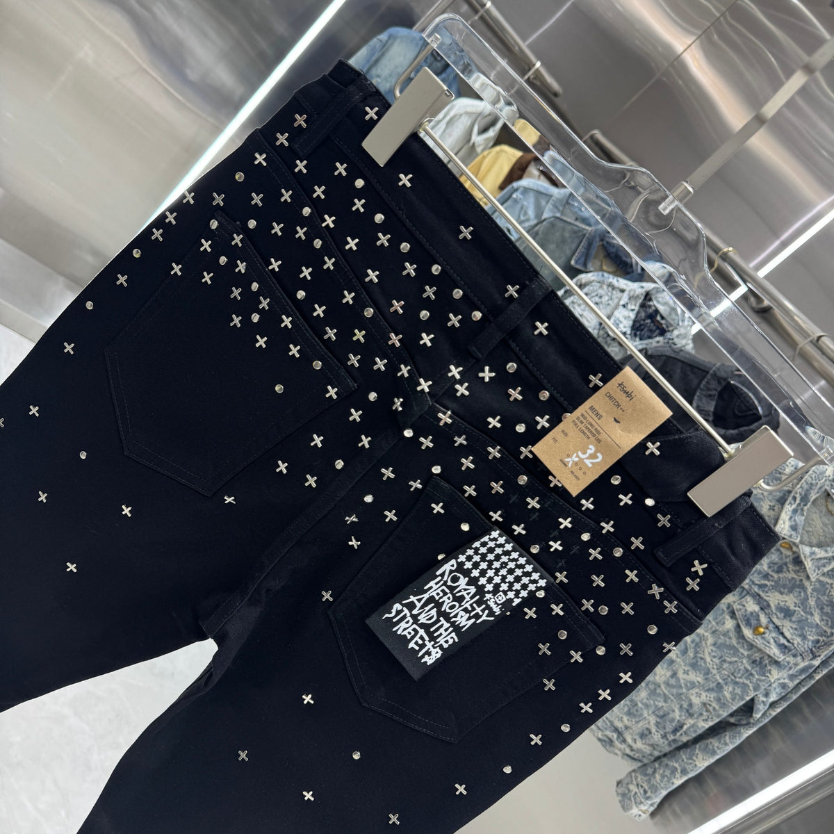 Ksubi Embroidered Fitted Jeans