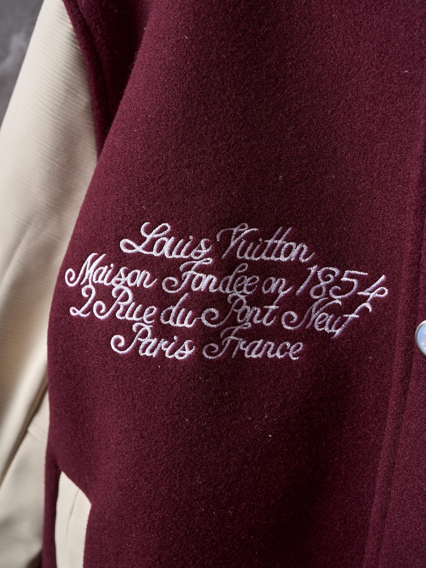 LV Pharell Williams & Nigo Collaboration Baseball Jacket