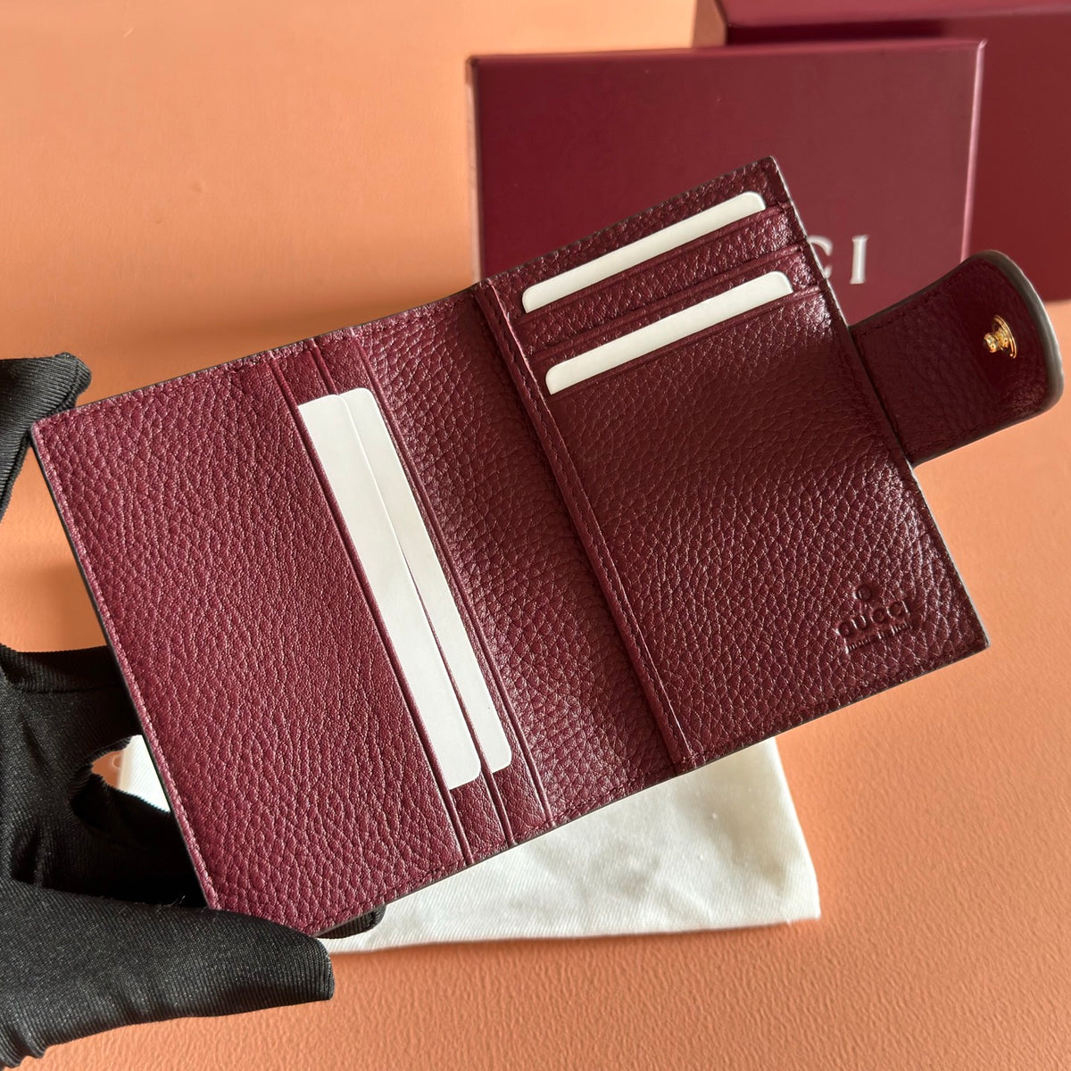 Gucci 2 Tone Card Holder