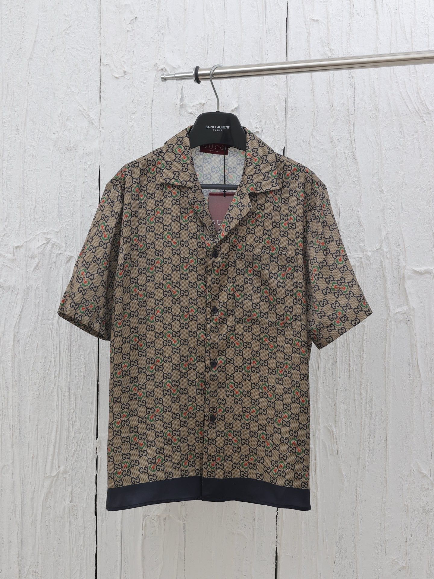 GG New All-over Print Short-Sleeve Shirt