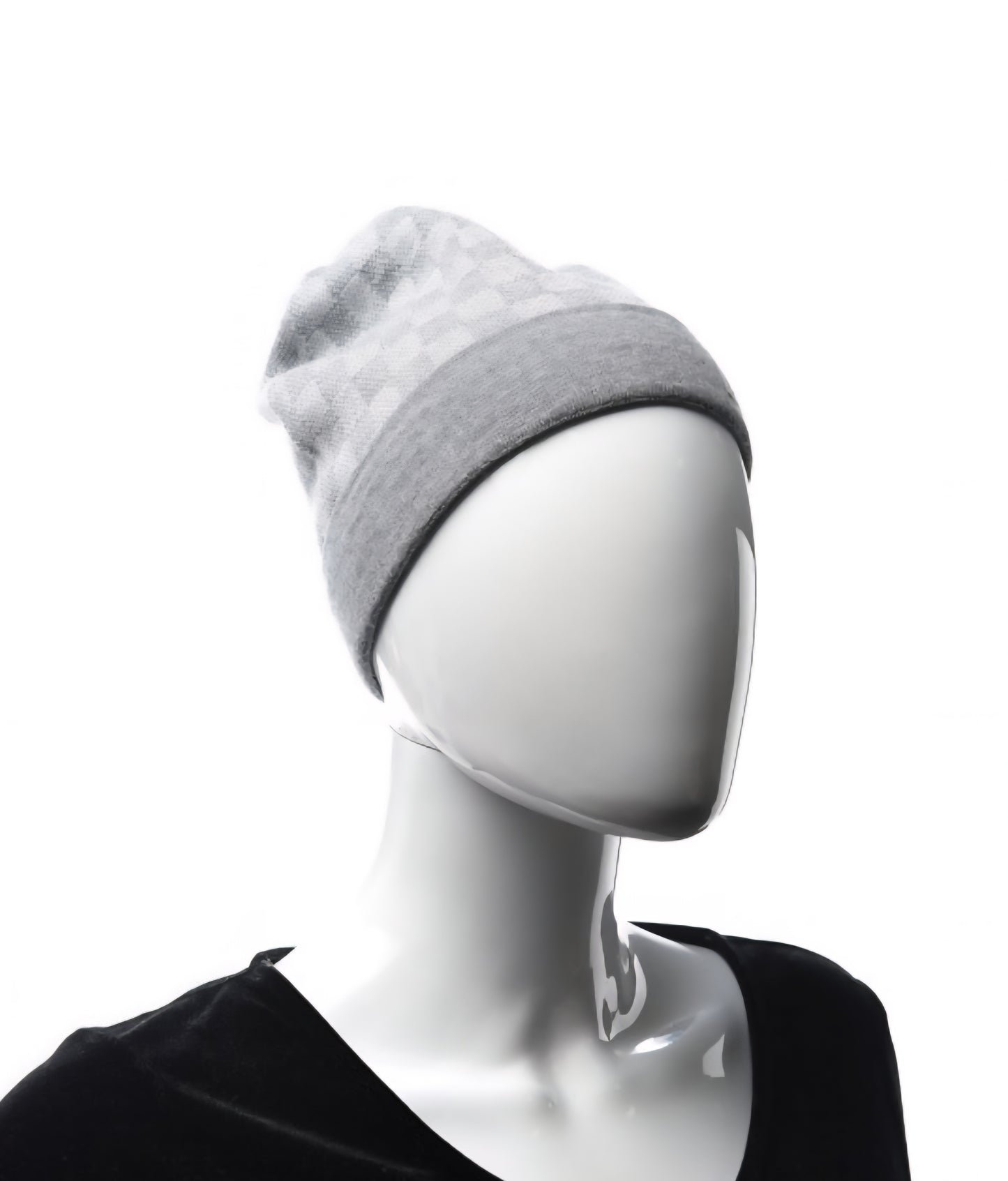 LV BEANIE CHECKERED BOARD