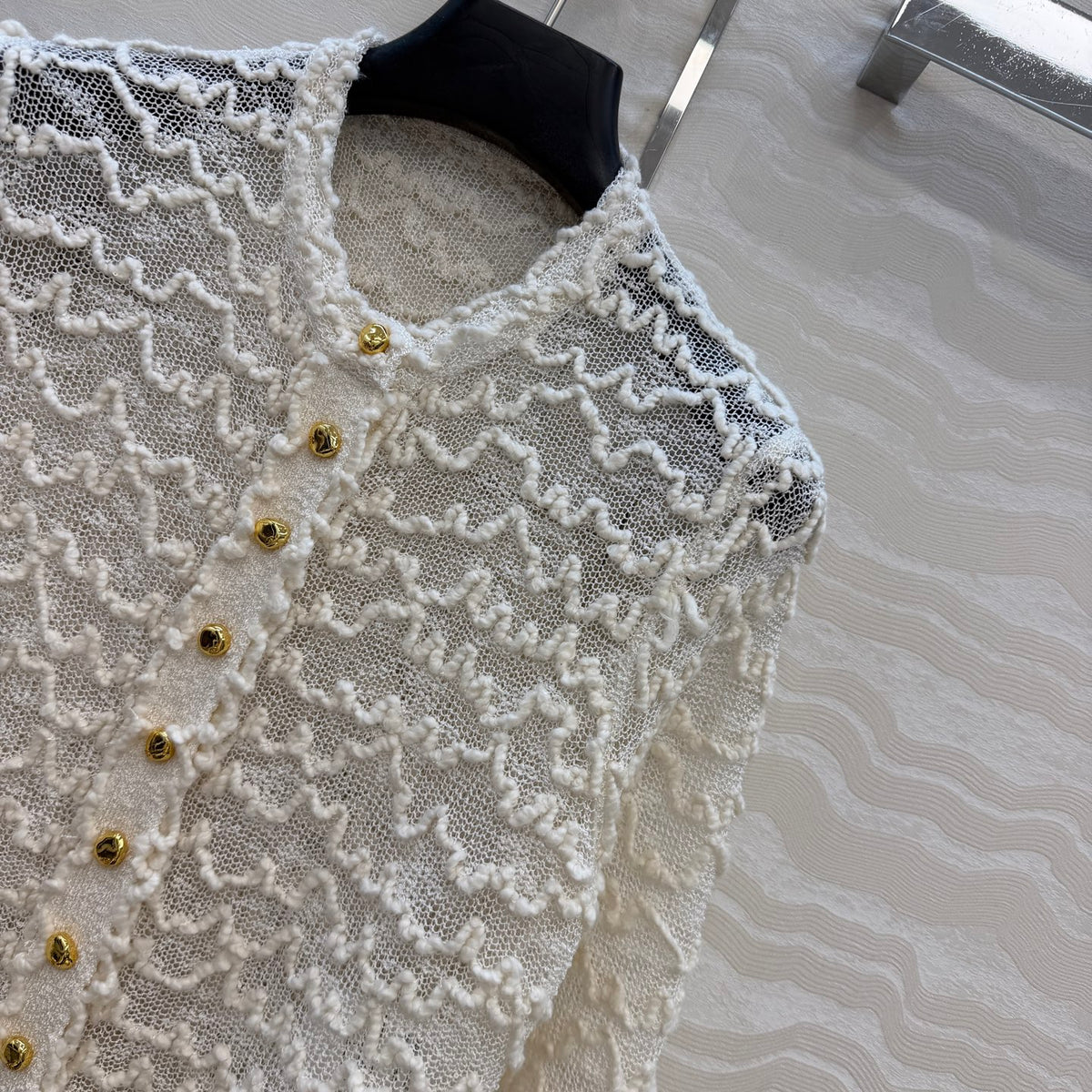 Coco Girls Round Neck Cardigan