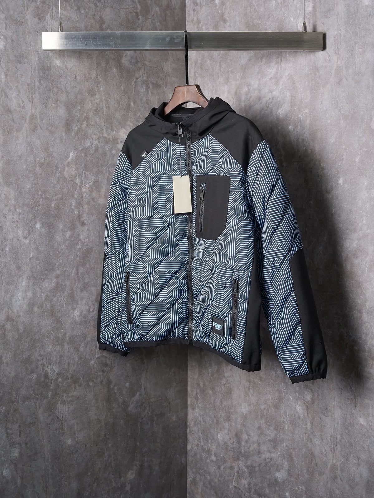 Fendi Nylon Hooded Jacket