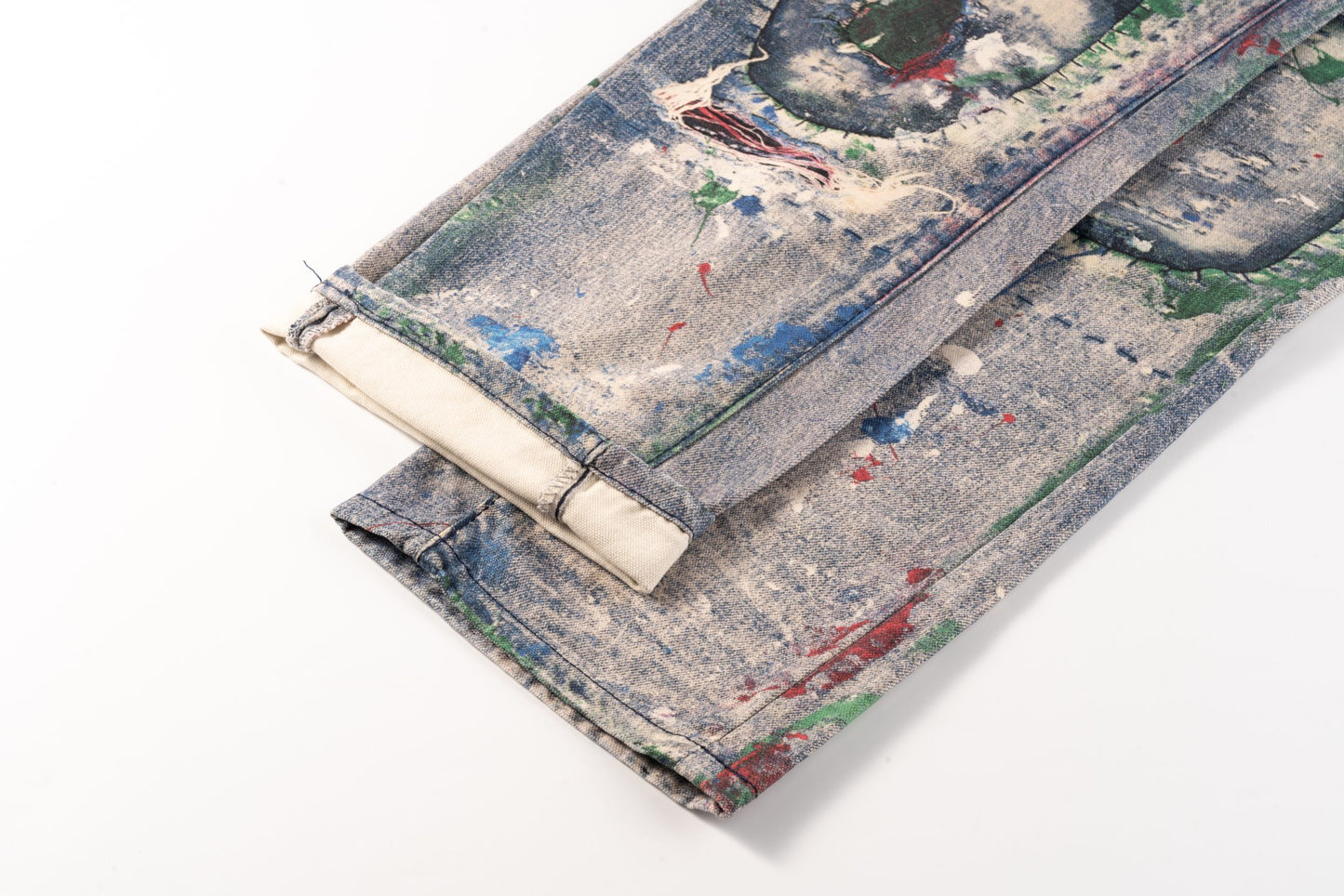 Acne Graffiti Distress Jeans