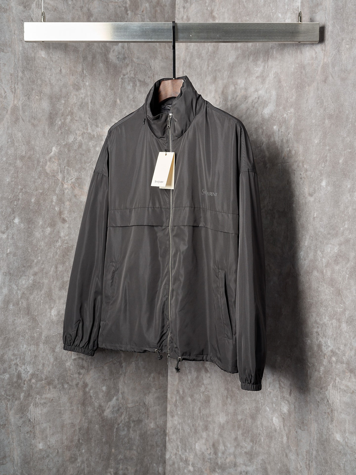 YSL Printed Hooded Jacket