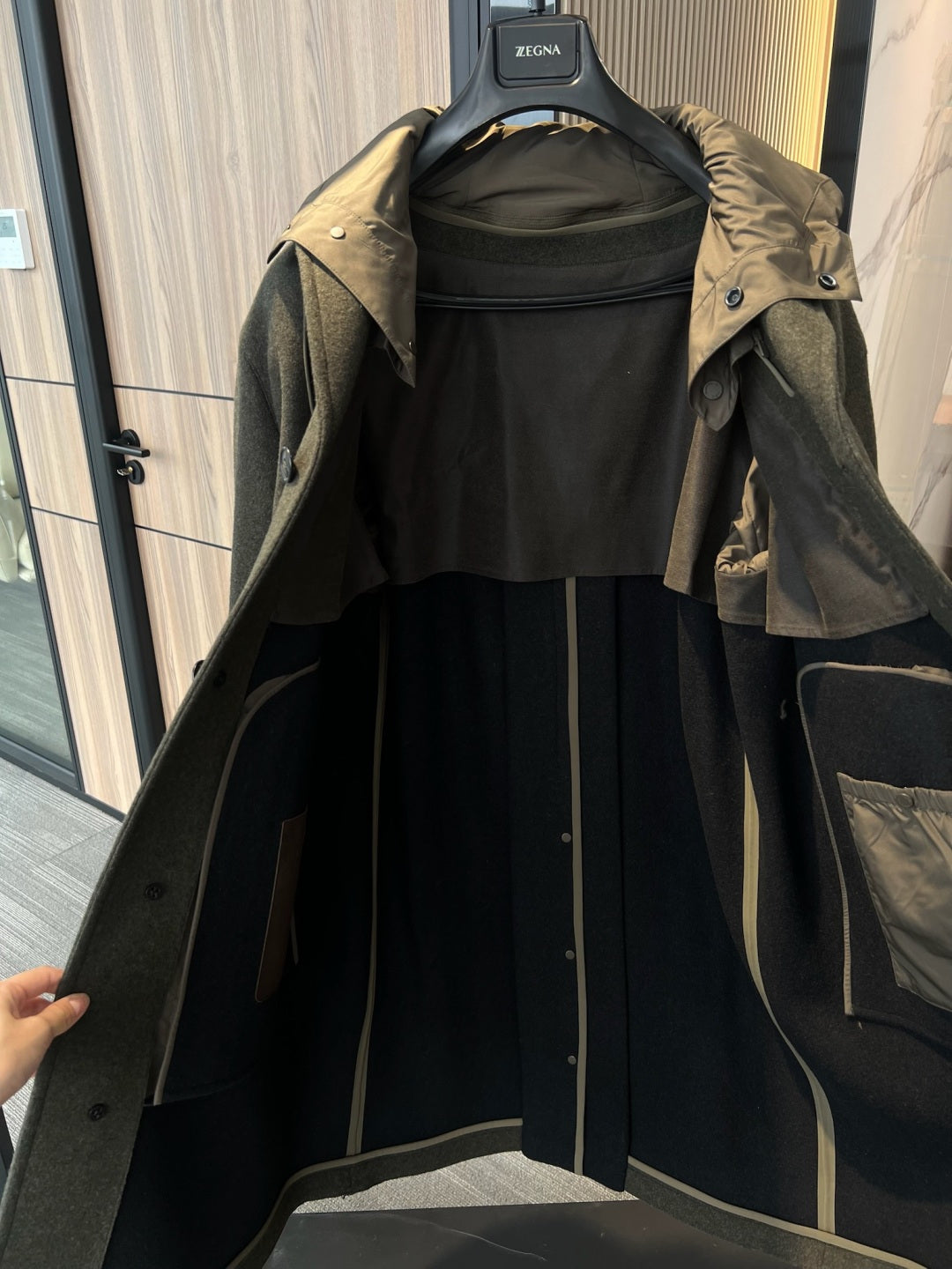 Zegna Men's Jerseywear Coar