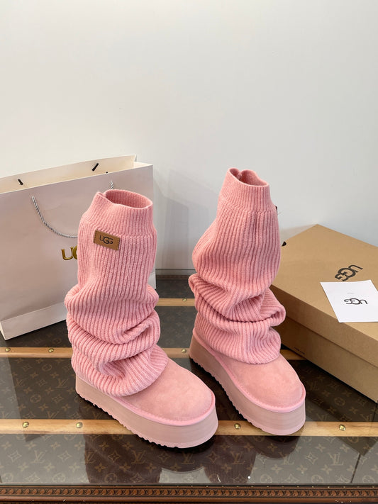 UGG Mini DeepFur Sock Boots