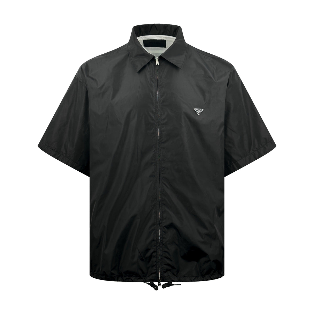 Prada Zipper Short Sleeve Shirt