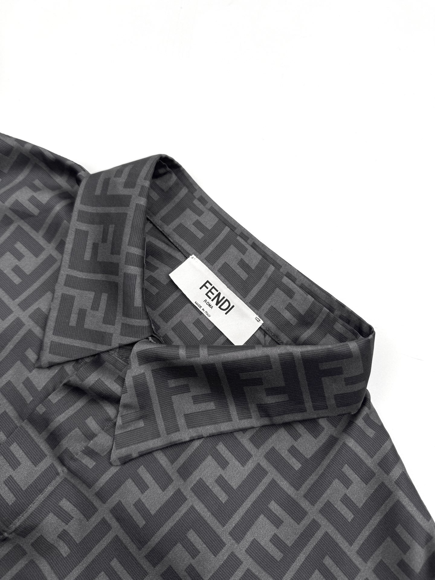 Fendi All-over FF Print Long-sleeved Shirt
