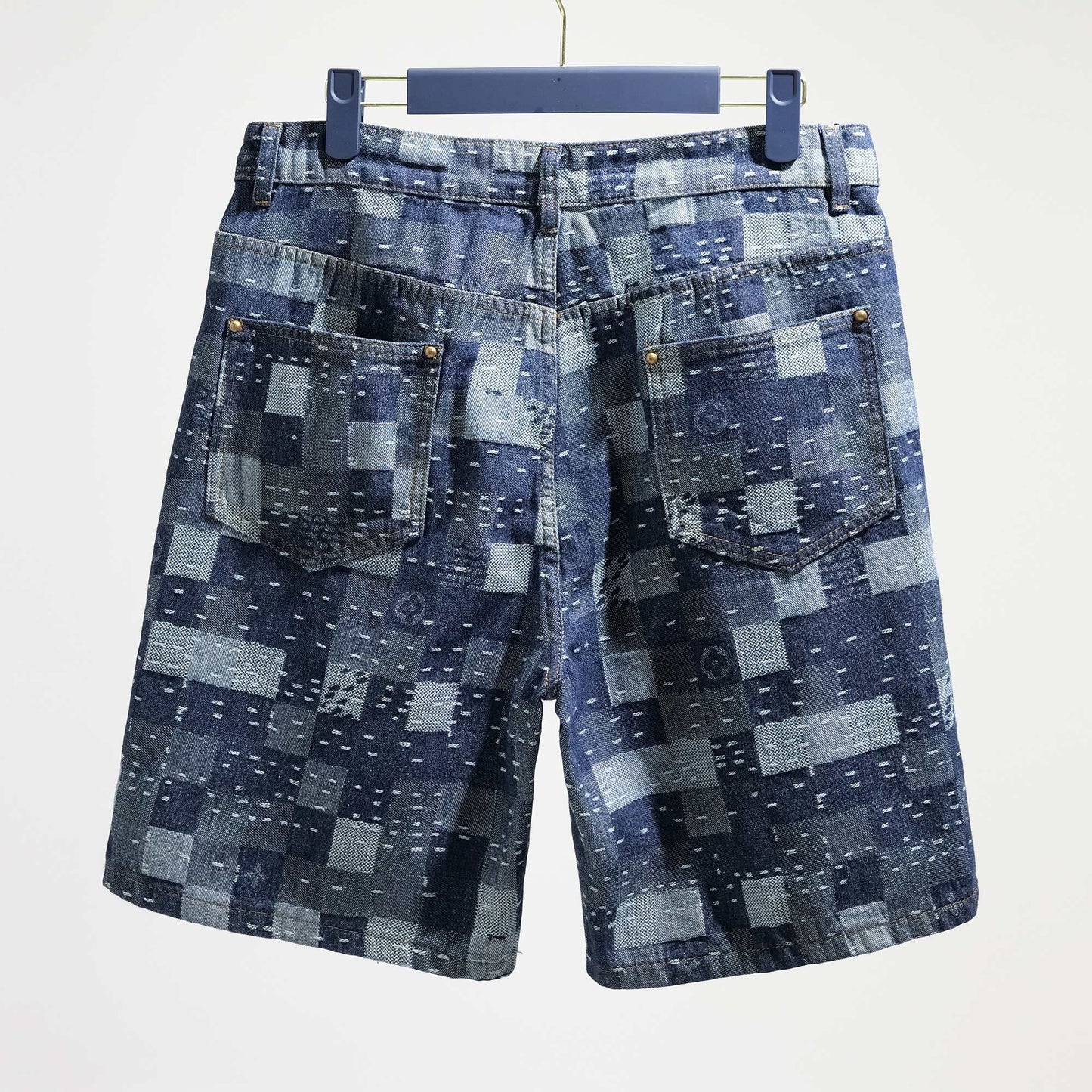 1V Nigo collab denim shorts