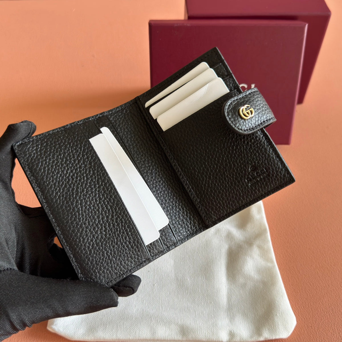 Gucci 2 Tone Card Holder